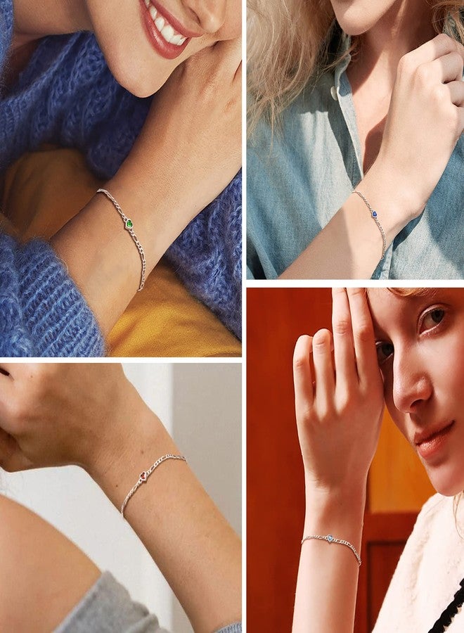 PROSILVER Cute Bracelets Bracelts June Birthstone Sterling Silver Adjustable Bracelet Sister Bracelets - Image 2